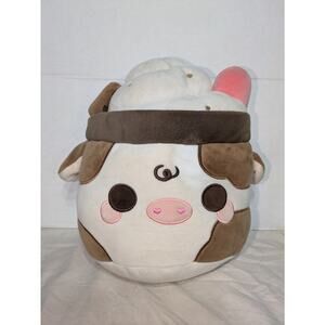 Plush Goals By Cuddle Barn 12" Chocolate Chip Mooshake Stuffed Animal Toy RARE